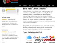 Buy Phone Verified Bulk Accounts | Gmail, Twitter, Facebook, Linkedin