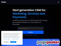 CRM for Marketing, Sales &amp; Payments | Communication API&apos;s | Bird