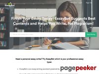 Essaybot: Free Essay Writing Tool | Essay Typer & Samples