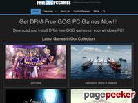 Free GOG PC Games - DRM-Free Download Full GOG Games