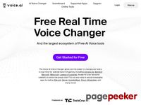 Free Real Time Voice Changer with AI - Voice.ai