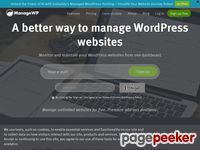 ManageWP – Manage WordPress Sites from One Dashboard