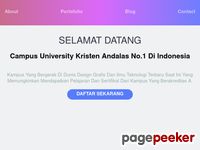 UNIVERSITAS KRISTEN ANDALAS BERAKREDITAS A | Campus Design Terbaik Di Indonesia